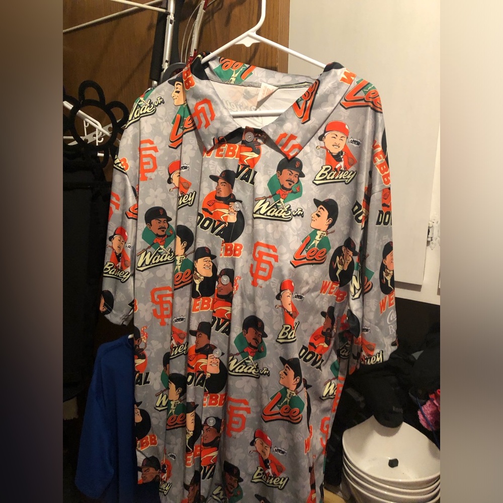 2024 San Francisco Giants Themed Button Down Shirt- $30 or $25 w/offer